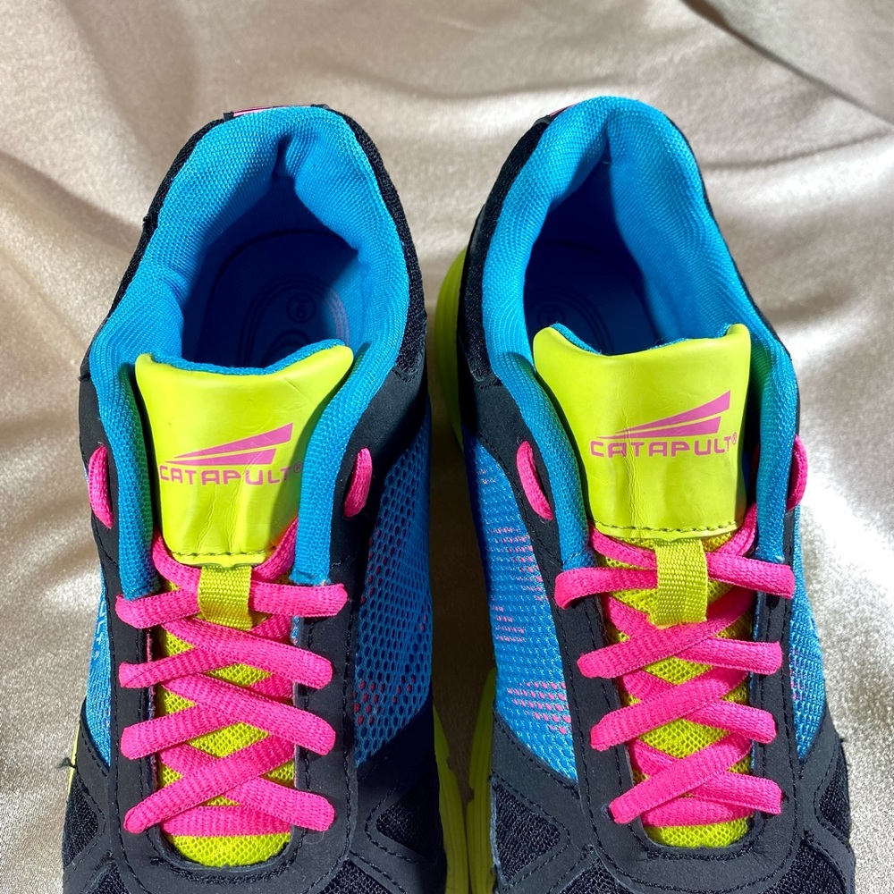 CATAPULT women sneakers lightweight active wear shoes 9 black blue